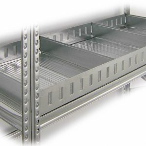 Fachboden aufgesetzte Lagerwanne 100 mm